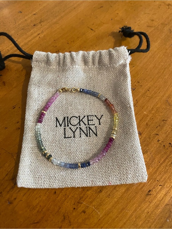 Jewelry - Mickey Lynn Rainbow Sapphire Charis Bracelet - Medium size